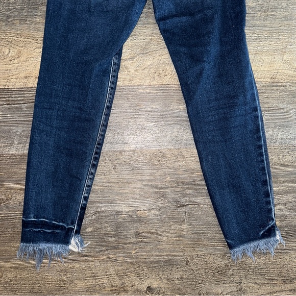 KANCAN dark wash Dana high rise ankle skinny jeans 27 - Picture 8 of 8